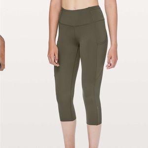 Lululemon Fast & Free Crops 19” inseam